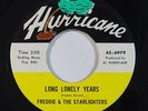 Sweet Soul/Funk 45 FREDDIE & STARLIGHTERS Long Lonely Years on Hurricane VG++