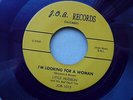 LITTLE HUDSON 45 'LOOKING FOR A WOMAN' USA JOB 1953 BLUES BOPPER 1973 MARIANO ++