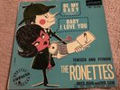 THE RONETTES French EP BABY I LOVE YOU BE MY BABY superbe état  Phil Spector