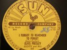 Original 1954 Elvis Presley Sun 223 78 RPM I FORGOT TO REMEMBER / MYSTERY TRAIN