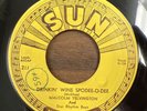 Rockabilly-45 RPM-Sun 211-Malcolm Yelvington-Drinkin Wine Spodee-O-Dee-E-