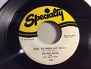 BIG BOY MYLES-SPECIALTY 590-JUST TO HOLD MY HAND/HICKORY DICKORY DOCK-NOLA BLUES