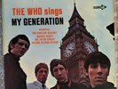 The Who Sings My Generation 1966 Decca Records US Pressing DL 74664 Stereo