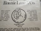 Ronnie Lane Rock of Ages, ARMS, Jimmy Page,Jeff Beck, Eric Clapton, Joe Cocker..
