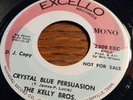THE KELLY BROS. crystal blue persuasion EXCELLO 2308 promo 45 rare FUNK SOUL vg+