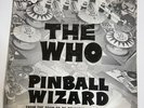 THE WHO 45 rpm record with picture sleeve PINBALL WIZARD from Tommy VG+