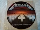 METALLICA master of puppets...PICTURE DISC-NO BARCODE-UK-MFN 60P  YEARS 1986