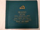 4x78rpm -Brahms - Thibaud,  Casals,  Cortot – Double Concerto In A Minor OP. 102