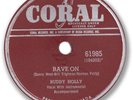 Rare 1958 BUDDY HOLLY Rock’n Roll 78 RPM Record. Rave On / Take Your Time