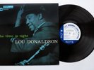 LOU DONALDSON “The Time is Right” Blue Note/Toshiba BLP 84025, Stereo, (NM}
