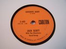 JACK SCOTT Rare (Canada Only) 78rpm 