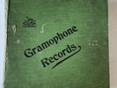 GRAMOPHONE & TYPEWRITER COMPANY RECORD ALBUM, c. 1904 + 4 G&T RECORDS, RARE