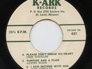 Rare Bluegrass EP - V/A - Onie Wheeler, Austin Wood - K-Ark Records # 631