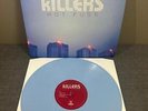 RARE  THE KILLERS Hot Fuss SIGNED All 4 Light Blue Vinyl LP Number 320 England