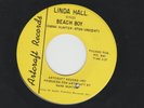 DOOWOP  SURF TEEN - 45 - LINDA HALL & GROUP - BEACH BOY - HEAR - 1965 ARTCRAFT