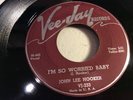 JOHN LEE HOOKER-VEE JAY 233-I'M SO WORRIED BABY/THE ROAD IS ROUGH-BLUES 1956