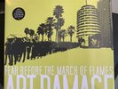 FEAR BEFORE THE FLAMES ART DAMAGE VINYL 500 YELLOW WHITE BLACK SPLATTER IN HAND