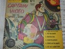 Vntg Captain Video & the Captives of Saturn 45 record Coloring Book Puppet Show