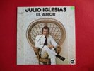 JULIO IGLESIAS EL AMOR LP VINYL HECHO EN GUATEMALA EXCELENTE RARO