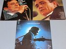 JOHNNY CASH; 3 LP Lot; AT SAN QUENTIN; AT FOLSOM PRISON; GREATEST HITS VOLUME 1