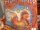 ATOMIC ROOSTER 2 LP HOME TO ROOST Mooncrest 1977 UK CARL PALMER PROG PSYCH NM-