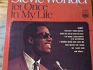 RARE LP VINYL ALBUM: Stevie Wonder For Once In My Life Rare Promo DJ Copy (FH)
