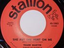 Trade Martin She Put The Hurt On Me Stallion Northern Soul Oldie