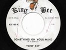TONY REY/GROUP 45RPM '59 KING BEE SOMETHING ON YOUR MIND TEXAS DOO WOP M- VINYL
