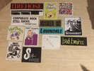 SST Records Collectors Sticker Lot: Meat Puppets, Bad Brains, Original 1980s