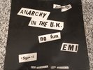 SEX PISTOLS Anarchy In The UK 12” Vinyl Rare Single Virgin 1983 EMI No Fun PiL
