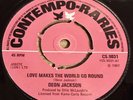 Deon Jackson - Love Makes The World Go Round / I Cant Go On Northern Soul Vinyl