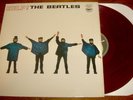 The Beatles HELP   Japanese RED colored vinyl LP Apple pressing