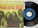BLACK SABBATH 'Paranoid / Rat Salad' 1970's French 7