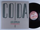 LED ZEPPELIN Coda SWAN SONG LP VG+ embossed matte gatefold a