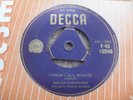 SQUADRONAIRES: COACH CALL BOOGIE 1954 GOLD DECCA THICK TRI 45RPM VG+ 1st PRESS