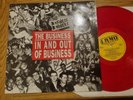 The Business – In And Out Of Business RED CLEAR VINYL LP Punk Oi  1989