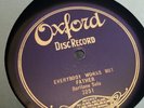 One Sided Oxford Disc 78 RPM Lew Dockstader - Everybody Works But Father 3251 E-