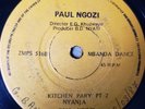 Paul Ngozi and 5 revolutions lots of 4 singles 45s Rear  Zamrock