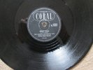 Johnny Burnette Trio, Honey Hush,Lonesome Train,original 78 Vog. Coral, plays VG