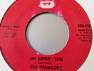 70's Soul Rare Issue 45  *  The Paragons  * Oh Lovin ' You  /  Con Me  *  BUDDAH