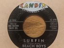 THE BEACH BOYS - SURFIN / LUAU, CANDIX 301, 45 RPM, 7