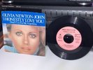 NM OLIVIA NEWTON JOHN I Honestly Love You MCA 45 pink label PROMO Picture Sleeve