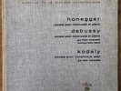 GUY & MONIQUE FALLOT Honegger Debussy Kodaly Sonatas VEGA France Ultrasonic VG++
