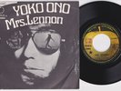 Yoko ONO * Mrs. Lennon * 1971 Italian 45 * Picture Sleeve * The Beatles *