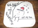 GG ALLIN and the Scum*ucs - Eat My Fuc LP Blood Rec 1st OG Paper Sleeve RARE