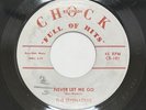 Serenaders “Never let me go/ I wrote a letter” on Chock 101, 45 rpm (Rare)