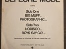 Depeche Mode Big Muff/Photographic/Nodisco/Boys Say Go  12