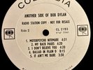 Another side of bob Dylan, promo, demo, white label  nm-/ex++ Superb Lp