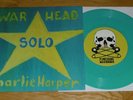 CHARLIE HARPER - WARHEAD - REBELLION SONG - BLUE VINYL - UK SUBS - NEAR MINT