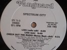 Spectrum City-Lies / Check Out the Radio Orig 12'' Promo Chuck D Public Enemy EX